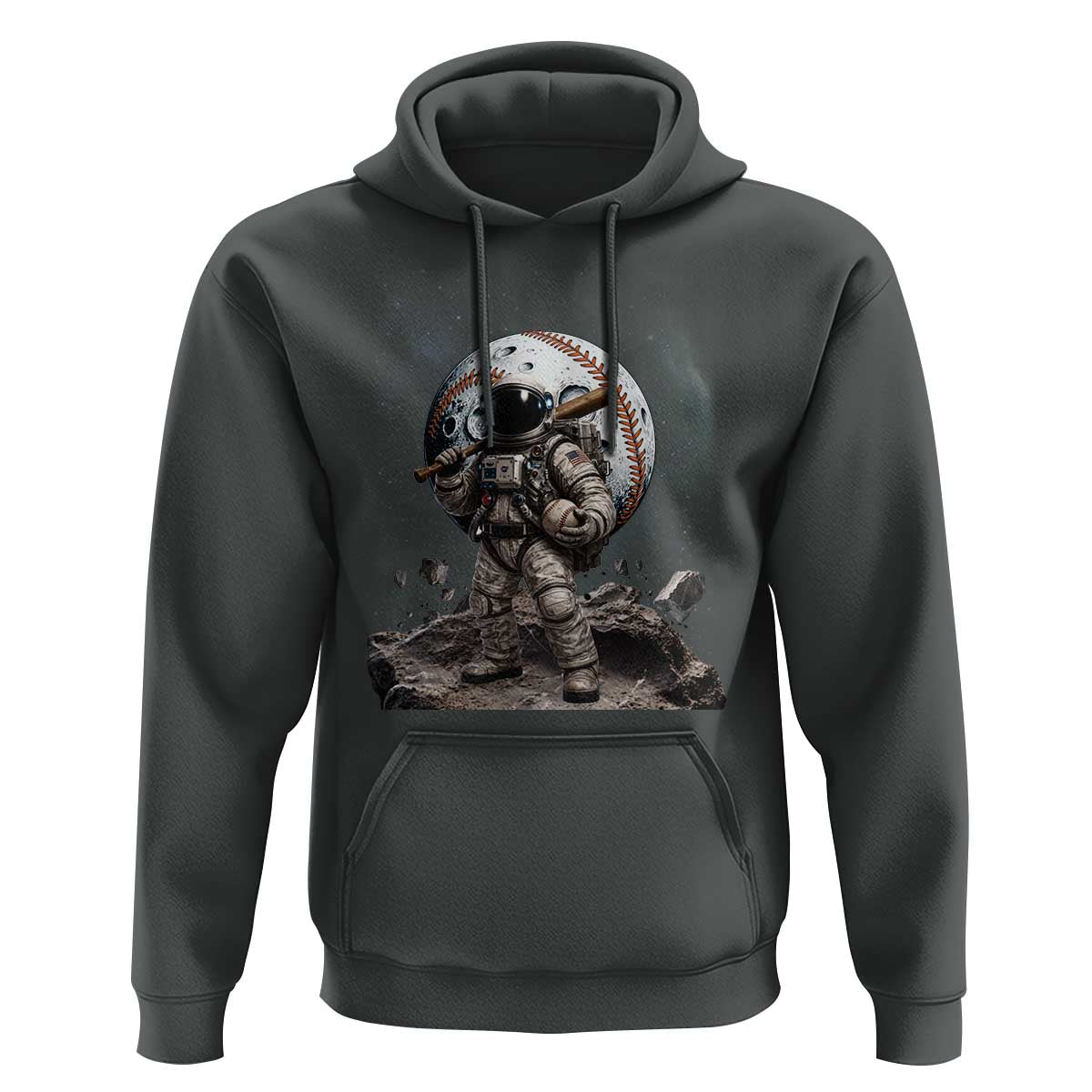 Astronaut Baseball Player Hoodie Distressed Houston Clutch City Sports Fans