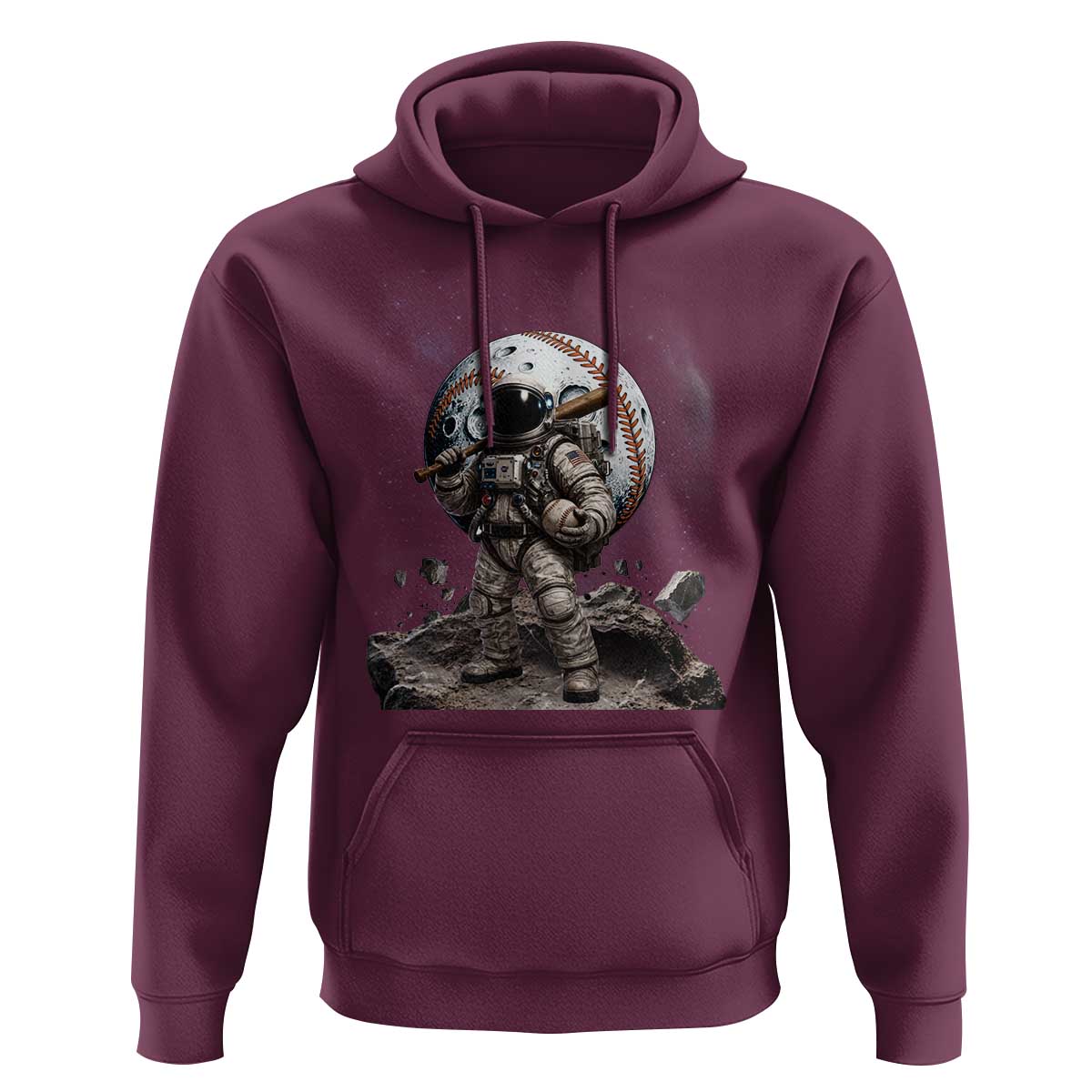 Astronaut Baseball Player Hoodie Distressed Houston Clutch City Sports Fans