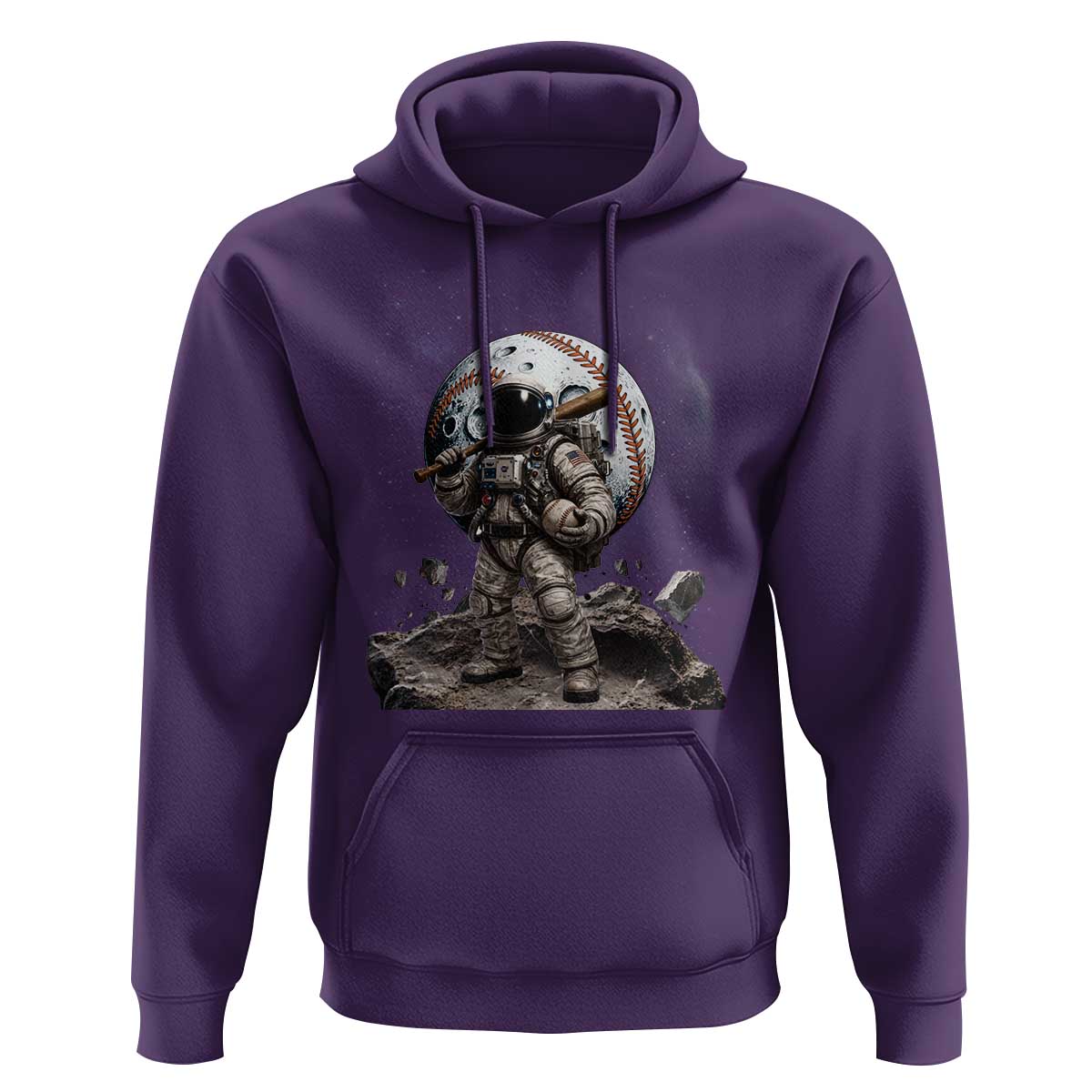 Astronaut Baseball Player Hoodie Distressed Houston Clutch City Sports Fans