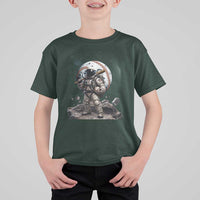 Astronaut Baseball Player T Shirt For Kid Distressed Houston Clutch City Sports Fans