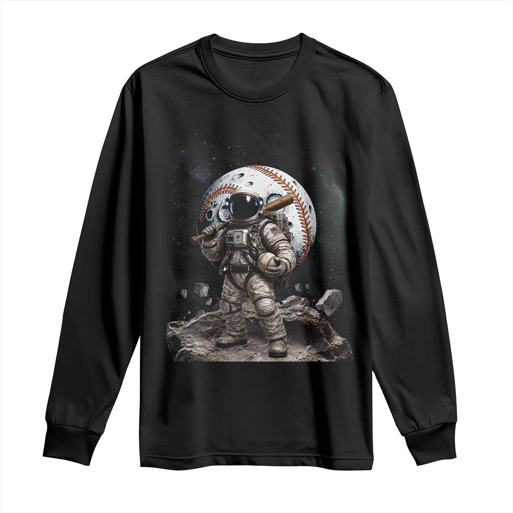 Astronaut Baseball Player Long Sleeve Shirt Distressed Houston Clutch City Sports Fans