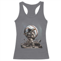 Astronaut Baseball Player Racerback Tank Top Distressed Houston Clutch City Sports Fans