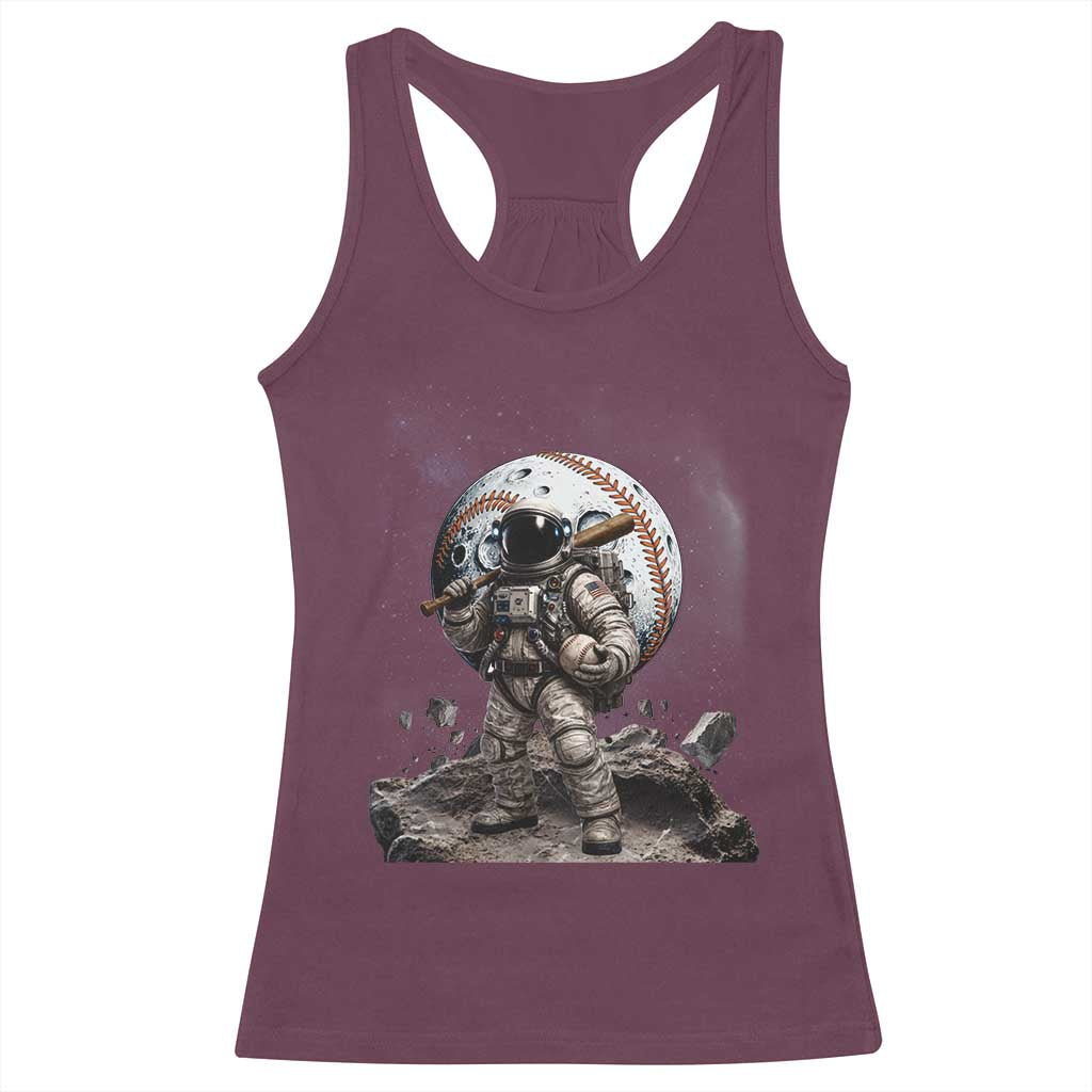 Astronaut Baseball Player Racerback Tank Top Distressed Houston Clutch City Sports Fans