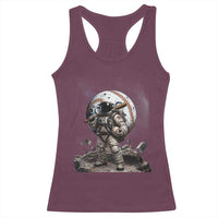 Astronaut Baseball Player Racerback Tank Top Distressed Houston Clutch City Sports Fans