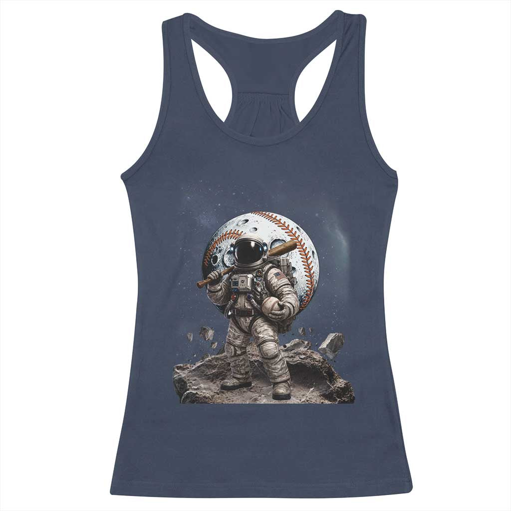 Astronaut Baseball Player Racerback Tank Top Distressed Houston Clutch City Sports Fans