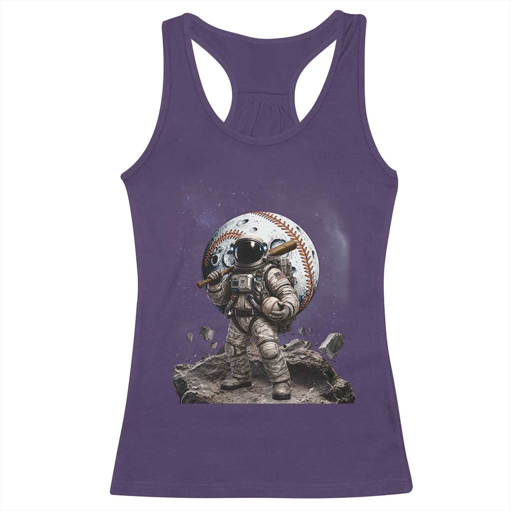 Astronaut Baseball Player Racerback Tank Top Distressed Houston Clutch City Sports Fans