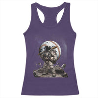 Astronaut Baseball Player Racerback Tank Top Distressed Houston Clutch City Sports Fans