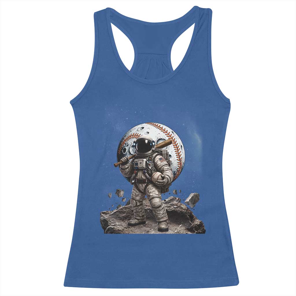 Astronaut Baseball Player Racerback Tank Top Distressed Houston Clutch City Sports Fans