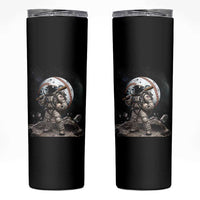 Astronaut Baseball Player Skinny Tumbler Distressed Houston Clutch City Sports Fans