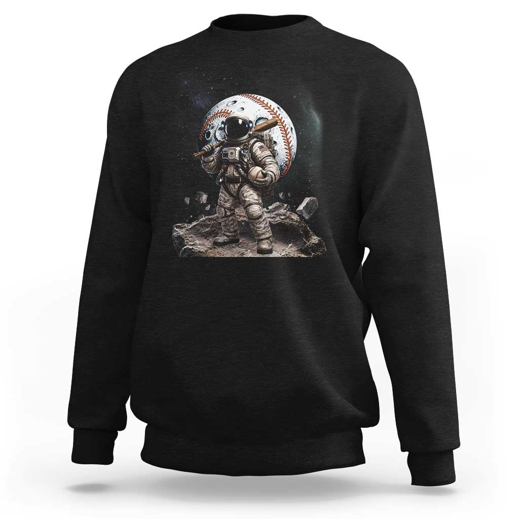 Astronaut Baseball Player Sweatshirt Distressed Houston Clutch City Sports Fans