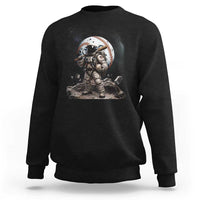 Astronaut Baseball Player Sweatshirt Distressed Houston Clutch City Sports Fans