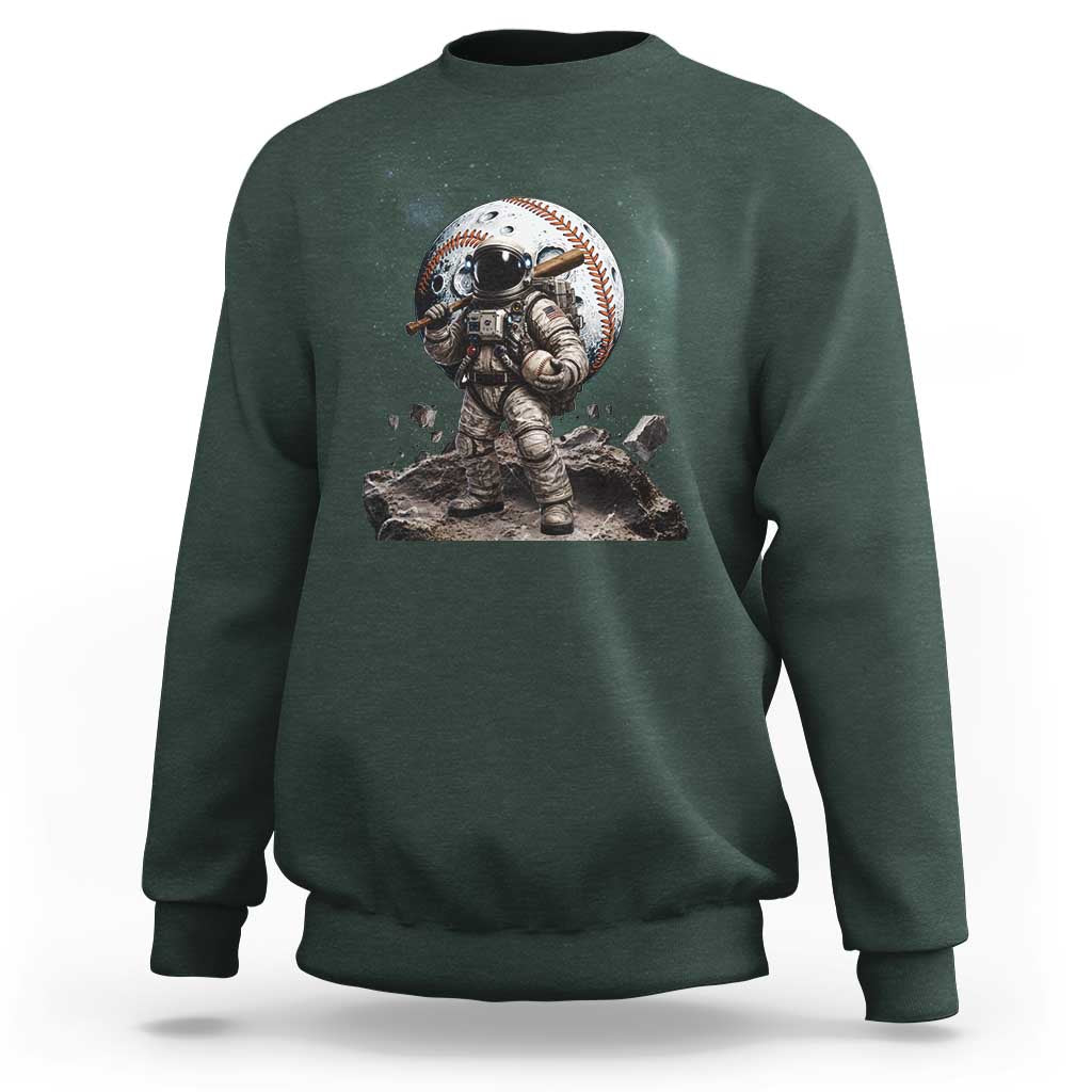 Astronaut Baseball Player Sweatshirt Distressed Houston Clutch City Sports Fans