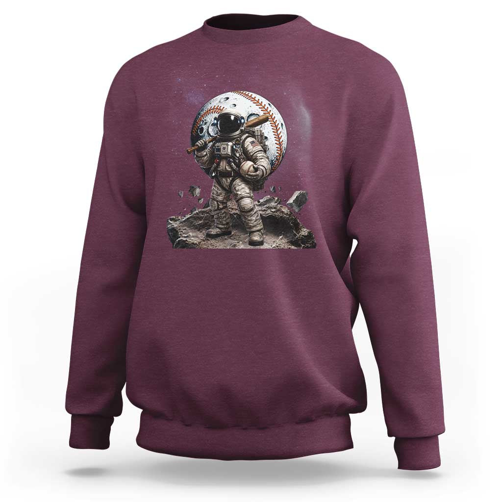 Astronaut Baseball Player Sweatshirt Distressed Houston Clutch City Sports Fans