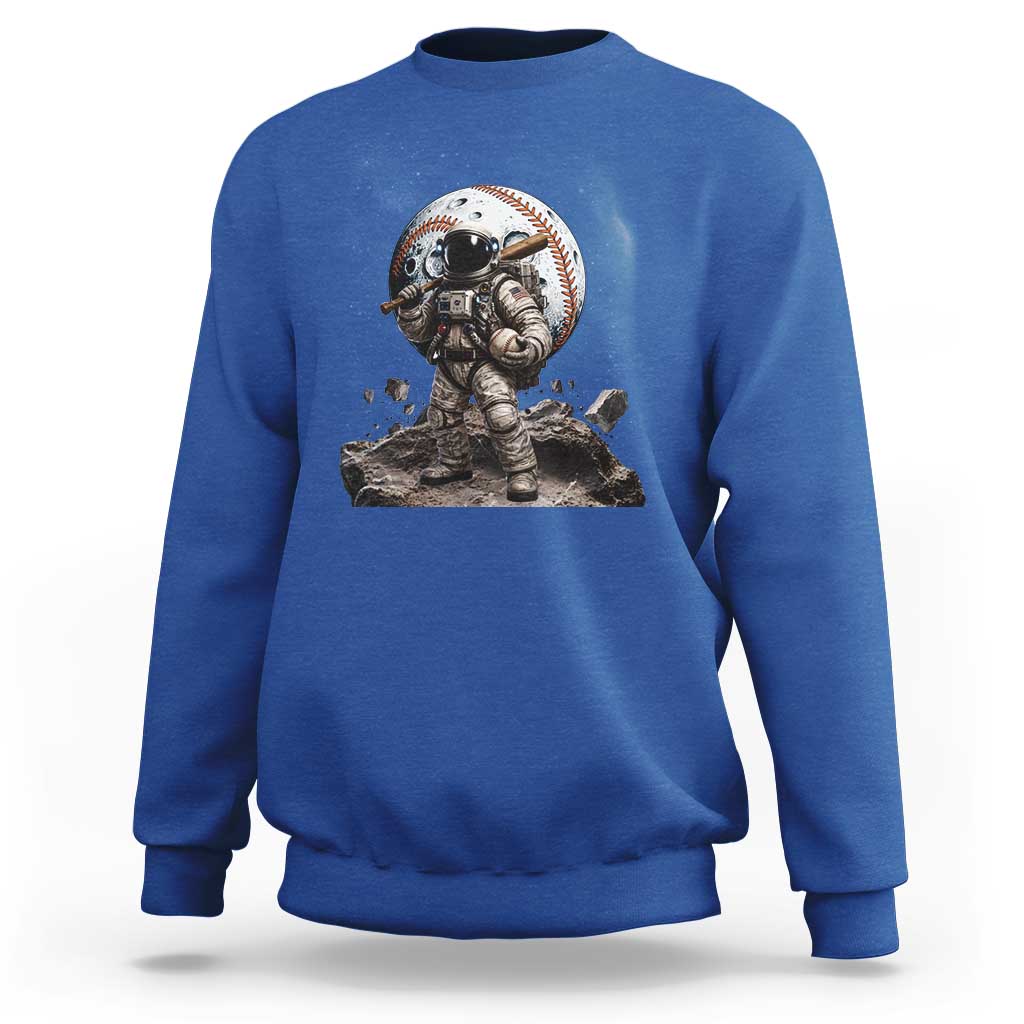Astronaut Baseball Player Sweatshirt Distressed Houston Clutch City Sports Fans