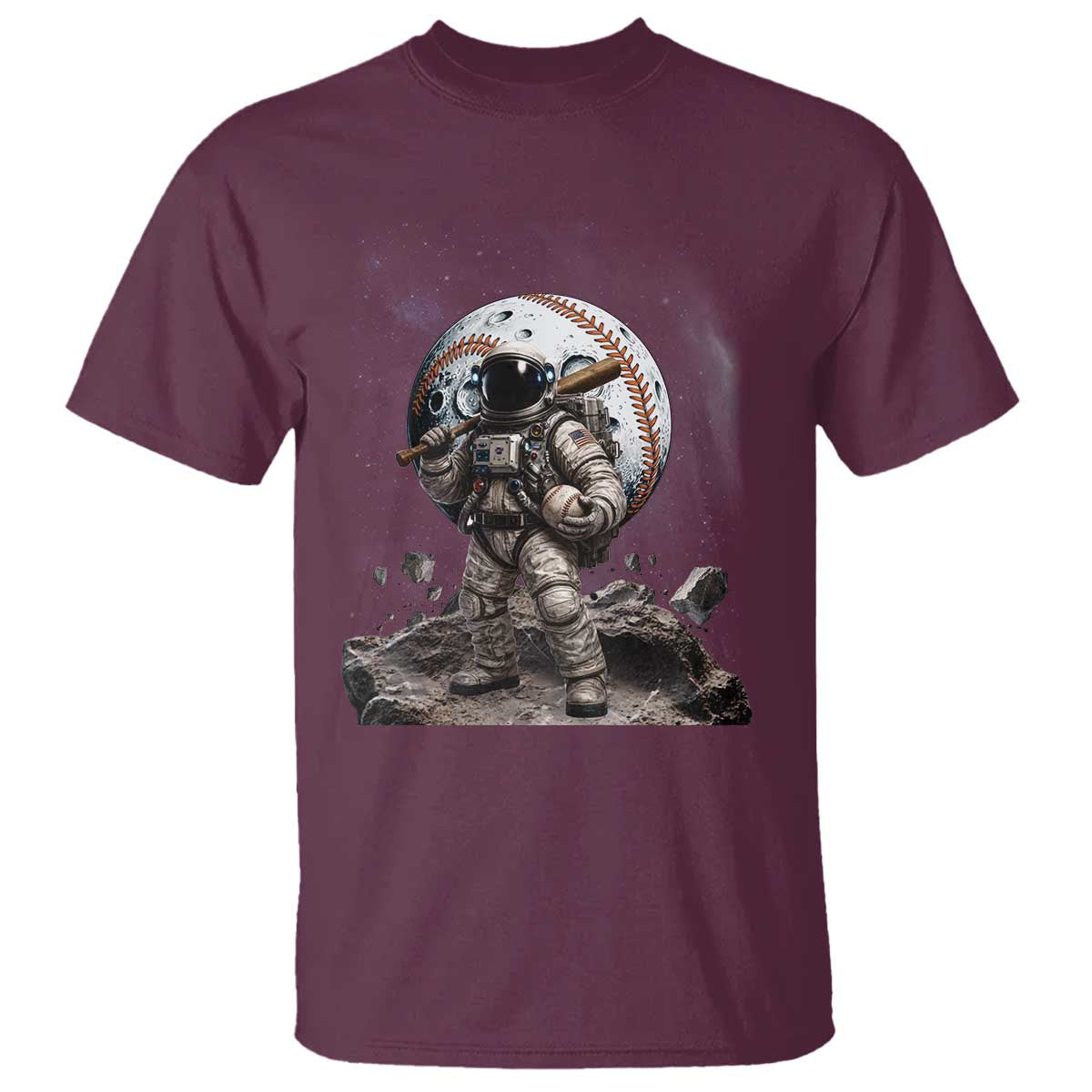 Astronaut Baseball Player T Shirt Distressed Houston Clutch City Sports Fans