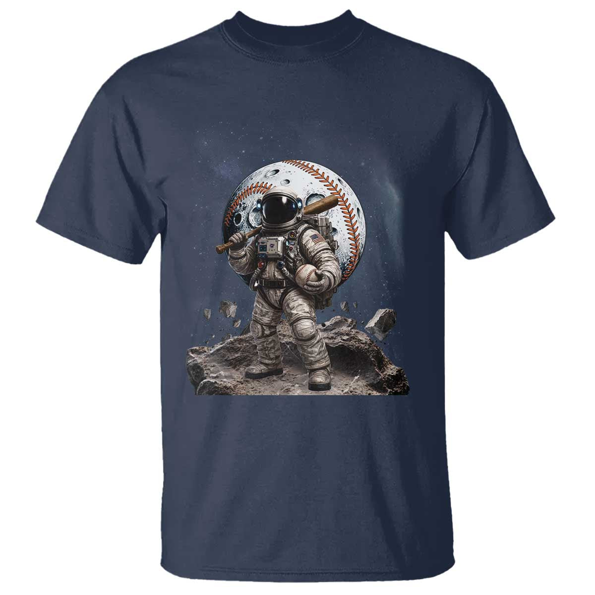 Astronaut Baseball Player T Shirt Distressed Houston Clutch City Sports Fans