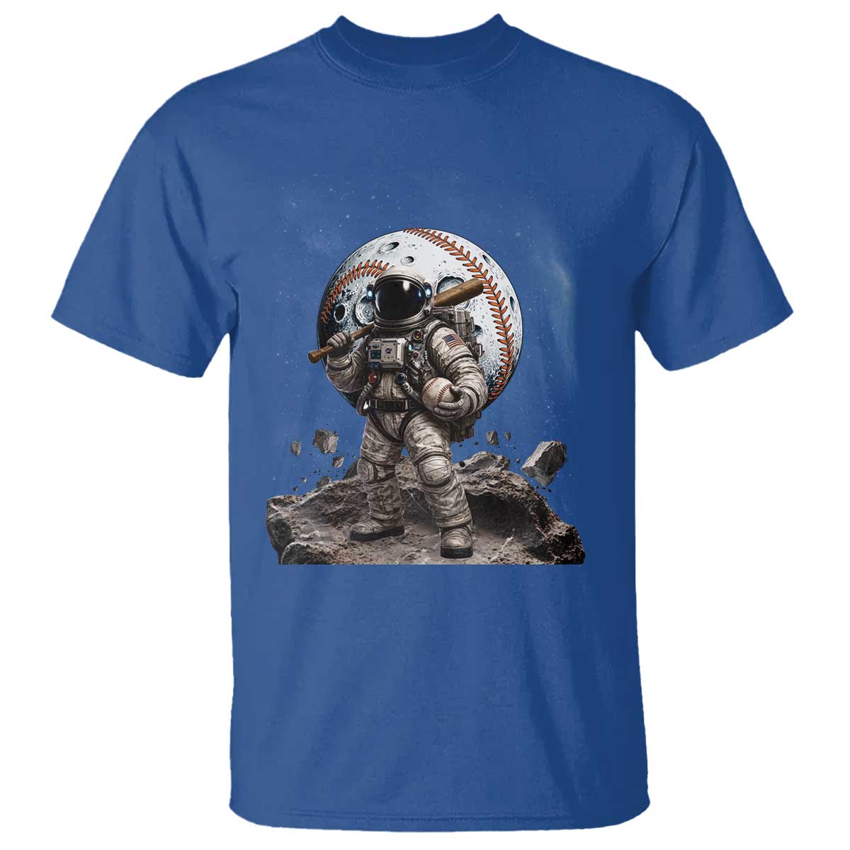 Astronaut Baseball Player T Shirt Distressed Houston Clutch City Sports Fans