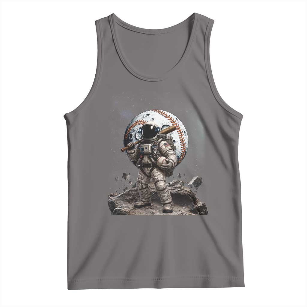 Astronaut Baseball Player Tank Top Distressed Houston Clutch City Sports Fans