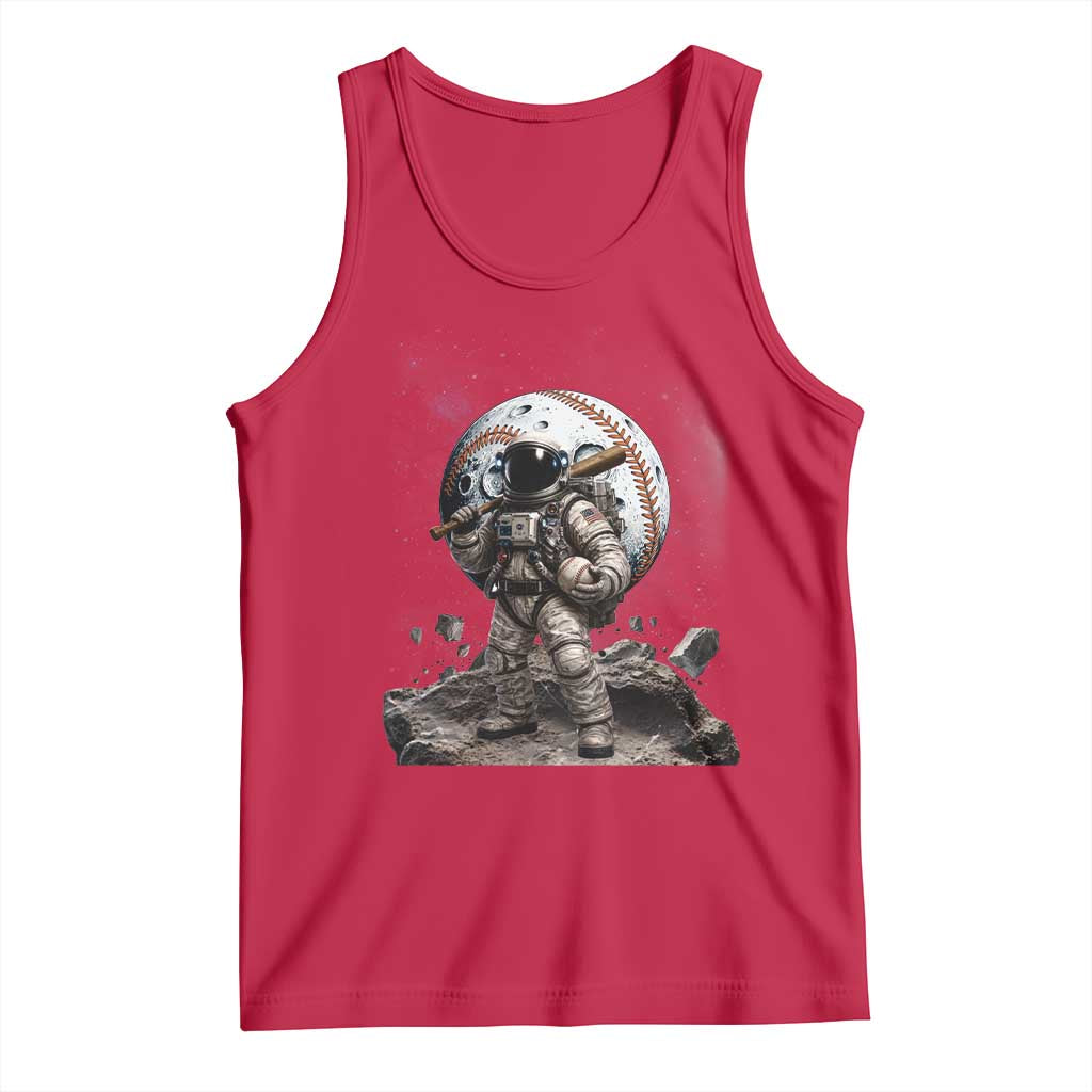 Astronaut Baseball Player Tank Top Distressed Houston Clutch City Sports Fans