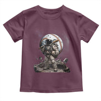 Astronaut Baseball Player Toddler T Shirt Distressed Houston Clutch City Sports Fans