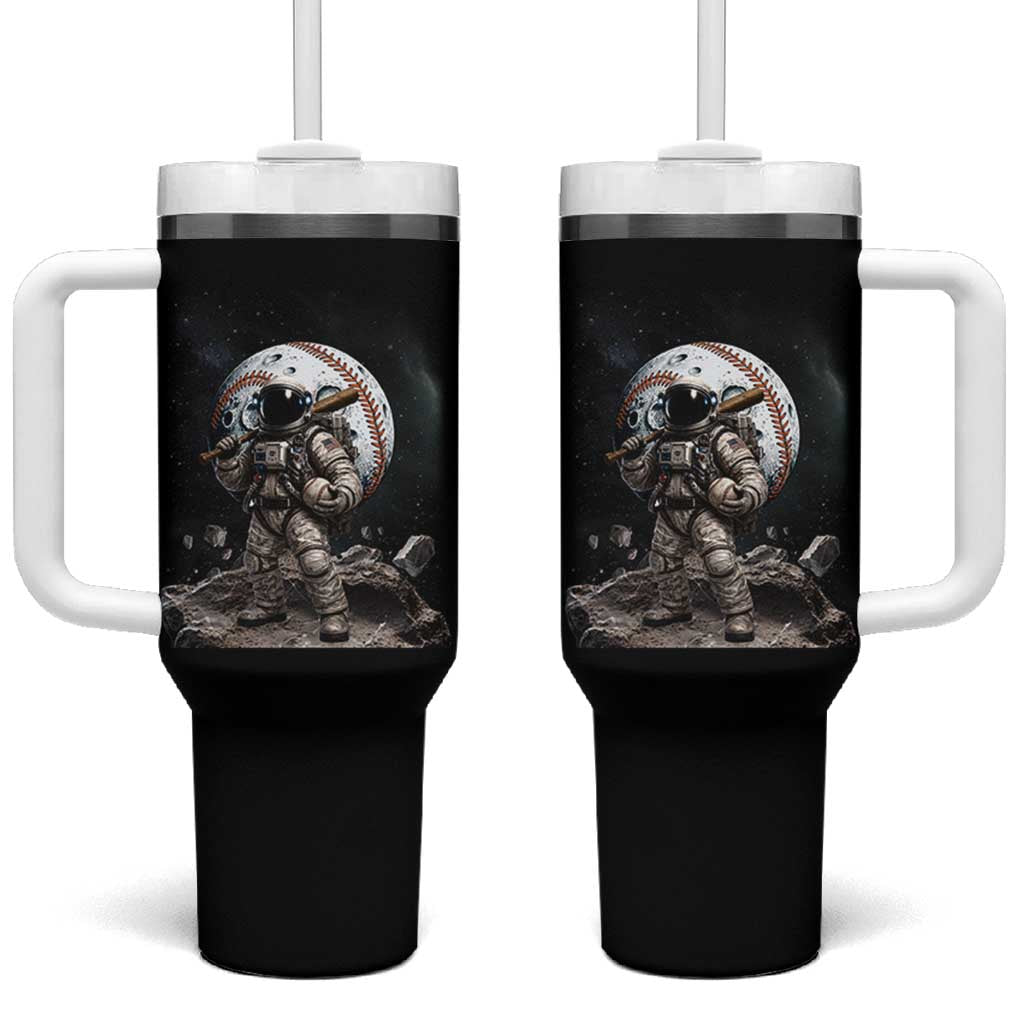 Astronaut Baseball Player Tumbler With Handle Distressed Houston Clutch City Sports Fans