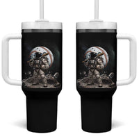 Astronaut Baseball Player Tumbler With Handle Distressed Houston Clutch City Sports Fans