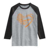 San Francisco Raglan Shirt SF Leopard Heart US State Baseball Fan Team Spirit