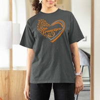 San Francisco T Shirt For Women SF Leopard Heart US State Baseball Fan Team Spirit
