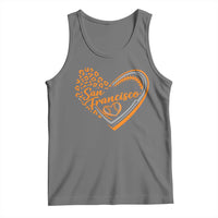 San Francisco Tank Top SF Leopard Heart US State Baseball Fan Team Spirit