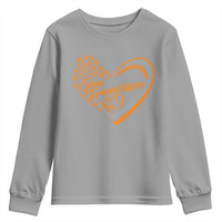 San Francisco Youth Sweatshirt SF Leopard Heart US State Baseball Fan Team Spirit