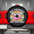 Santa Christmas In July Spare Tire Cover No Cookies Just Cocktails Flamingo Summer Beach Hawaii - Wonder Print Shop
