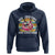 Santa Christmas In July Hoodie No Cookies Just Cocktails Flamingo Summer Beach Hawaii - Wonder Print Shop