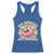 Santa Christmas In July Racerback Tank Top No Cookies Just Cocktails Flamingo Summer Beach Hawaii - Wonder Print Shop
