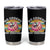 Santa Christmas In July Tumbler Cup No Cookies Just Cocktails Flamingo Summer Beach Hawaii - Wonder Print Shop