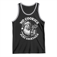Funny Santa Christmas In July Tank Top No Cookies Just Cocktails Summer Xmas - Wonder Print Shop
