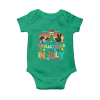 Sunglasses Beach Christmas in July Baby Onesie Santa Summer Xmas - Wonder Print Shop