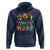 Sunglasses Beach Christmas in July Hoodie Santa Summer Xmas - Wonder Print Shop