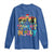 Sunglasses Beach Christmas in July Long Sleeve Shirt Santa Summer Xmas - Wonder Print Shop