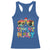 Sunglasses Beach Christmas in July Racerback Tank Top Santa Summer Xmas - Wonder Print Shop