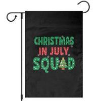 Christmas In July Squad Garden Flag Funny Summer Xmas - Wonder Print Shop