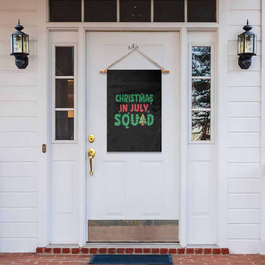 Christmas In July Squad Garden Flag Funny Summer Xmas - Wonder Print Shop