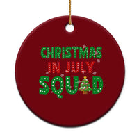 Xmas In July Squad Ceramic Ornament Funny Summer Xmas - Wonder Print Shop