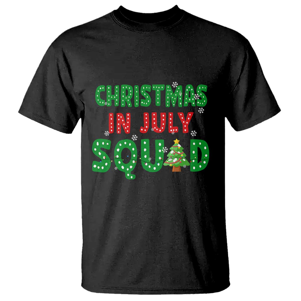 Christmas In July Squad T Shirt Funny Summer Xmas - Wonder Print Shop