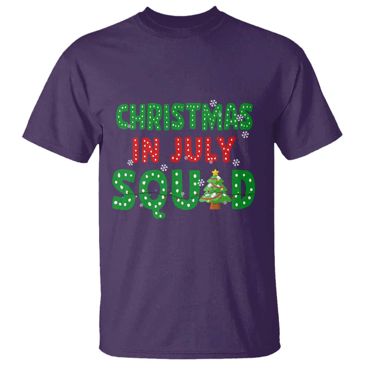 Christmas In July Squad T Shirt Funny Summer Xmas - Wonder Print Shop