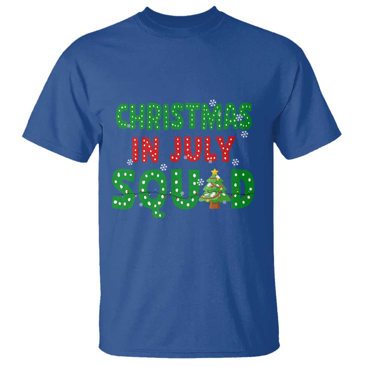 Christmas In July Squad T Shirt Funny Summer Xmas - Wonder Print Shop