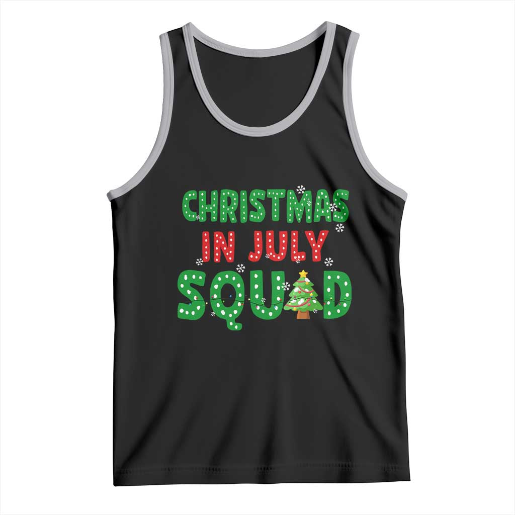 Christmas In July Squad Tank Top Funny Summer Xmas - Wonder Print Shop