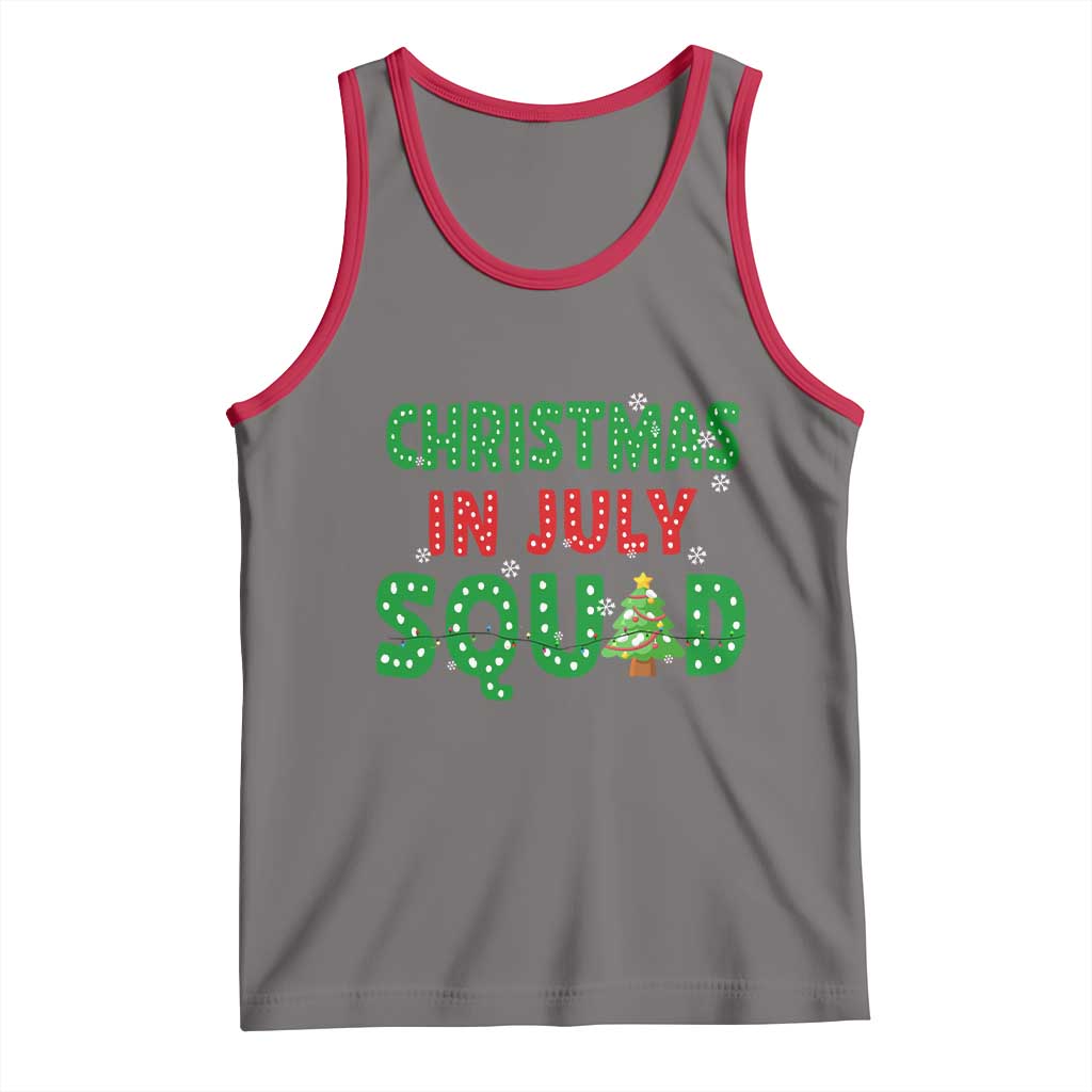 Christmas In July Squad Tank Top Funny Summer Xmas - Wonder Print Shop