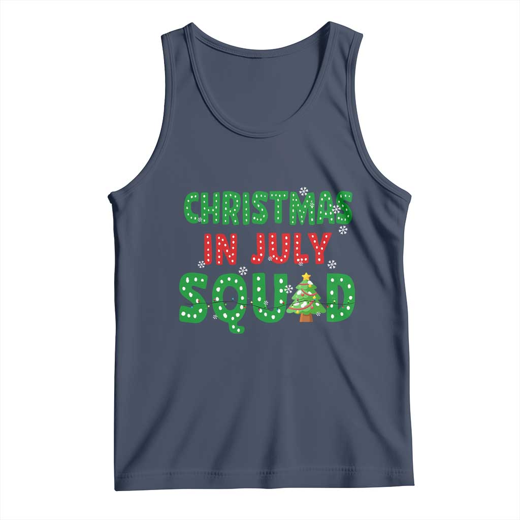 Christmas In July Squad Tank Top Funny Summer Xmas - Wonder Print Shop