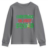 Christmas In July Squad Youth Sweatshirt Funny Summer Xmas - Wonder Print Shop