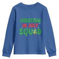Christmas In July Squad Youth Sweatshirt Funny Summer Xmas - Wonder Print Shop